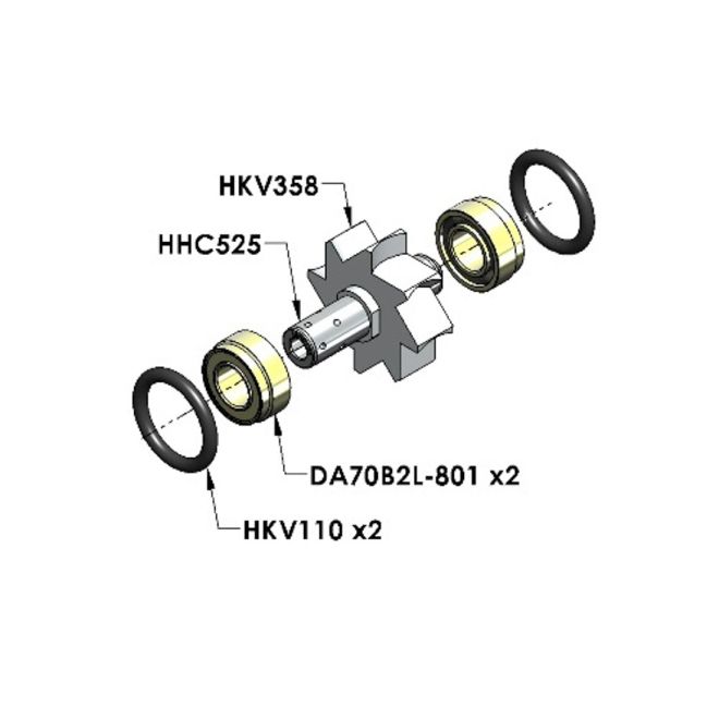 KaVo COMPACTtorque 636 / POWERtorque 646 Extend Turbine Cartridge