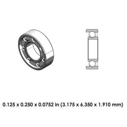 DRM74A1 Perfection High Speed Steel Dental Bearing