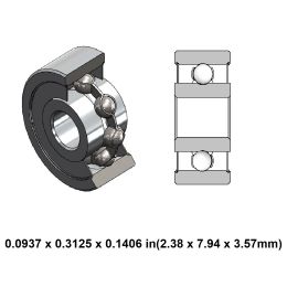 9A0108-000 Low Speed Dental Bearing