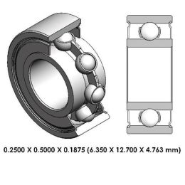 9A0079-000 Low Speed Steel Dental Bearing