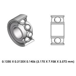 9A0082-000 Low Speed Steel Dental Bearing