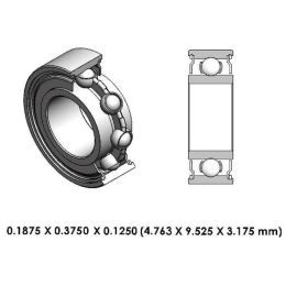 9A0088-000 Low Speed Steel Dental Bearing