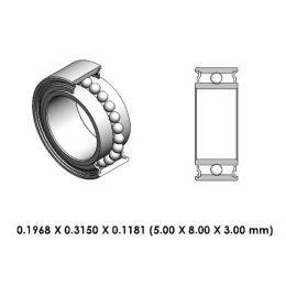 9A0089-000 Low Speed Steel Dental Bearing