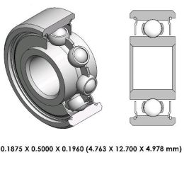 9A0092-000 Low Speed Steel Dental Bearing