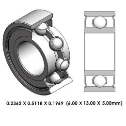 9A0098-000 Low Speed Steel Dental Bearing