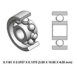 9A0102-000 Low Speed Steel Dental Bearing