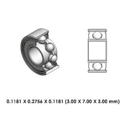 9A0105-000 Low Speed Steel Dental Bearing