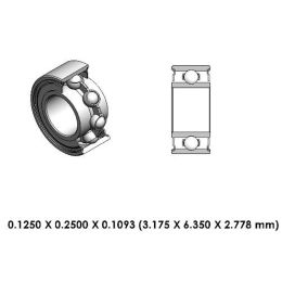 9A0109-000 Low Speed Steel Dental Bearing