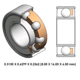 9A0110-000 Low Speed Steel Dental Bearing