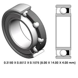 9A0111-811 Low Speed Steel Dental Bearing