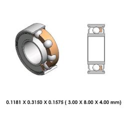 9A0113-000 Low Speed Steel Dental Bearing