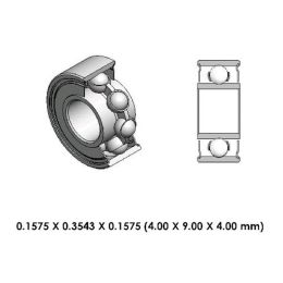 9A0118-000 Low Speed Steel Dental Bearing