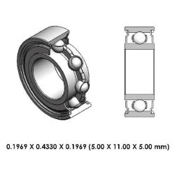 9A0121-800 Low Speed Steel Dental Bearing