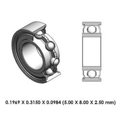 9A0123-000 Low Speed Steel Dental Bearing