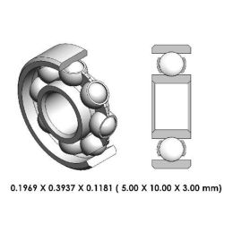 9A0136-000 Low Speed Steel Dental Bearing