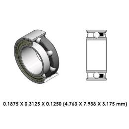 9A0137-820 Low Speed Steel Dental Bearing