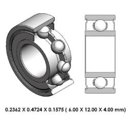 9A0142-000 Low Speed Steel Dental Bearing