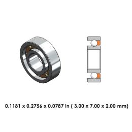 9A0156-830 Low Speed Steel Dental Bearing