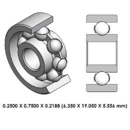 9A0173-000 Low Speed Steel Dental Bearing