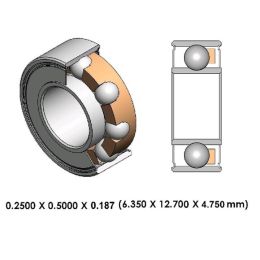 9A0174-801 Low Speed Steel Dental Bearing