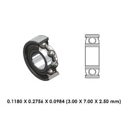 9A0185-000 Low Speed Steel Dental Bearing