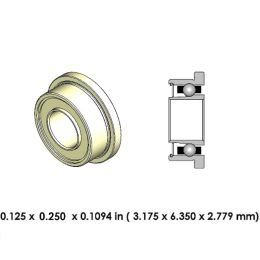 DA01B2L-801 Extend High Speed Ceramic Dental Bearing