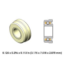 DA47Z4G-801 Extend High Speed Ceramic Dental Bearing