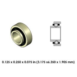 DR02J2L-801 High Speed Ceramic Dental Bearing