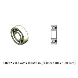 DR06A2L-801 High Speed Ceramic Dental Bearing