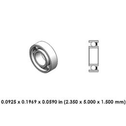 DR30A2L High Speed Steel Dental Bearing