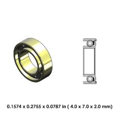 DR32K2L-801 High Speed Ceramic Dental Bearing