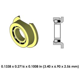 DR42Z2G-814 High Speed Ceramic Dental Bearing