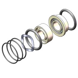 NSK A200L / Mach 2 M / Mach-Lite 2 M / Mach-Lite XT M / N-75M / NL-75M / NL-85M Perfection Dental Bearing Kit / Ceramic