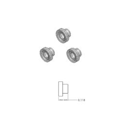 Midwest Shorty / Tru-Torc Delrin Roller Drive Dog Bushing 3-Piece Set