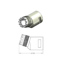 Star Motor-to-Angle Elbow Adapter