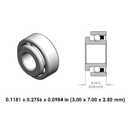 N057-000 Low Speed Steel Dental Bearing