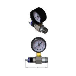 4-hole Inline Handpiece Pressure Test Gauge
