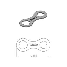 Dentsply Sirona MW Quiet-Air / Tradition TL TB / Stylus Plus (2020 / T1 / T2 / T3 Boost S (SN > 800000) // Sirona T1 / T2 / T3 Boost S (SN > 800000)) Cap Wrench