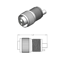 Adapter 4-Hole Supply Line to 2-Hole Handpiece