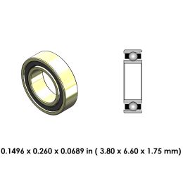 DA03A2L-803 Contra-angle Ceramic Dental Bearing