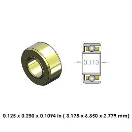 DA55Z3G-816 Extend High Speed Ceramic Dental Bearing