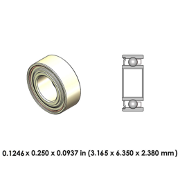 DR02B5G-814 Perfection High Speed Ceramic Dental Bearing