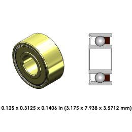 DRM09S1C Perfection High Speed Dental Ceramic Bearing