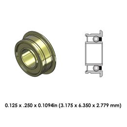 DRM54S6C Perfection High Speed Ceramic Dental Bearing