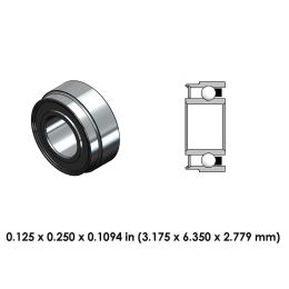 DRM70S6 Perfection High Speed Steel Dental Bearing
