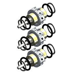 W&H 500 Series TK-98 L / TK-98 LM Perfection Turbine Cartridge / Ceramic 3pc Multipack