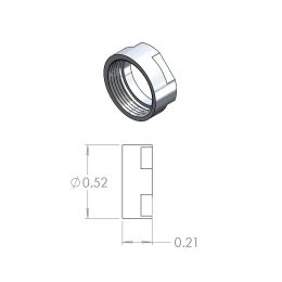 Star Titan Blis-Sonic Lock Nut - Spindle Block