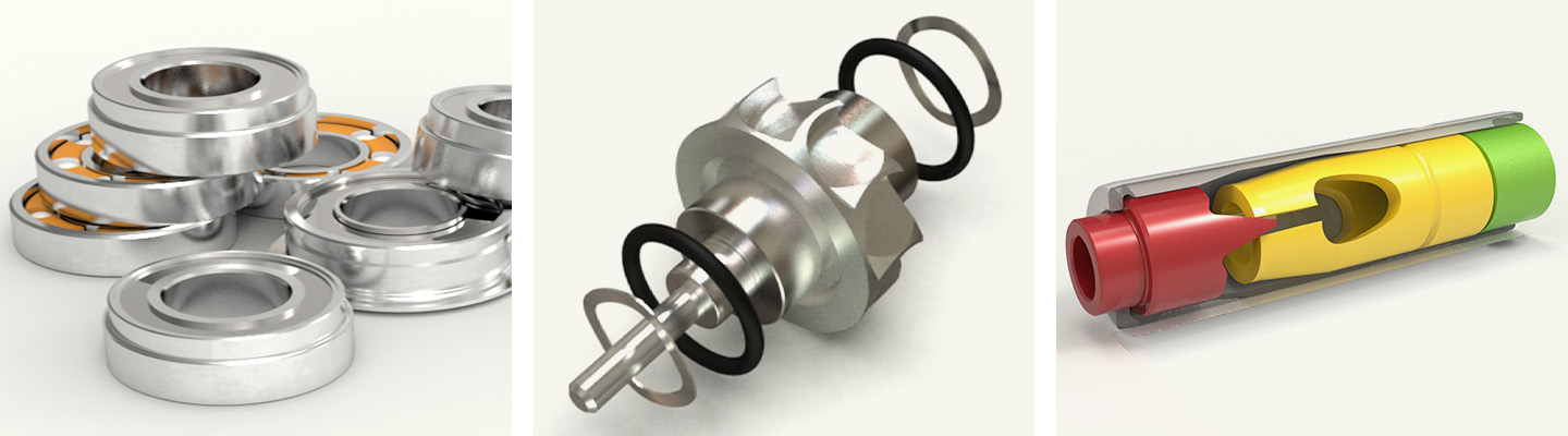Our selection of dental turbines and bearings